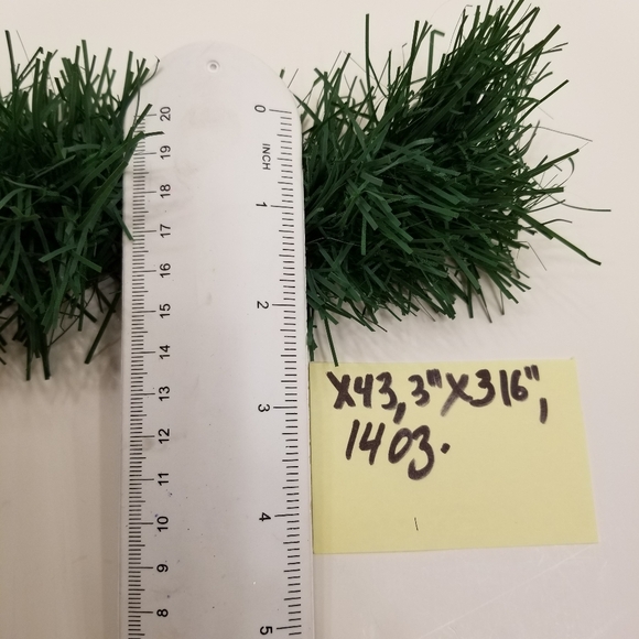 🎄3"x316" Green Evergreen Christmas Thanksgiving Garland - Picture 4 of 5